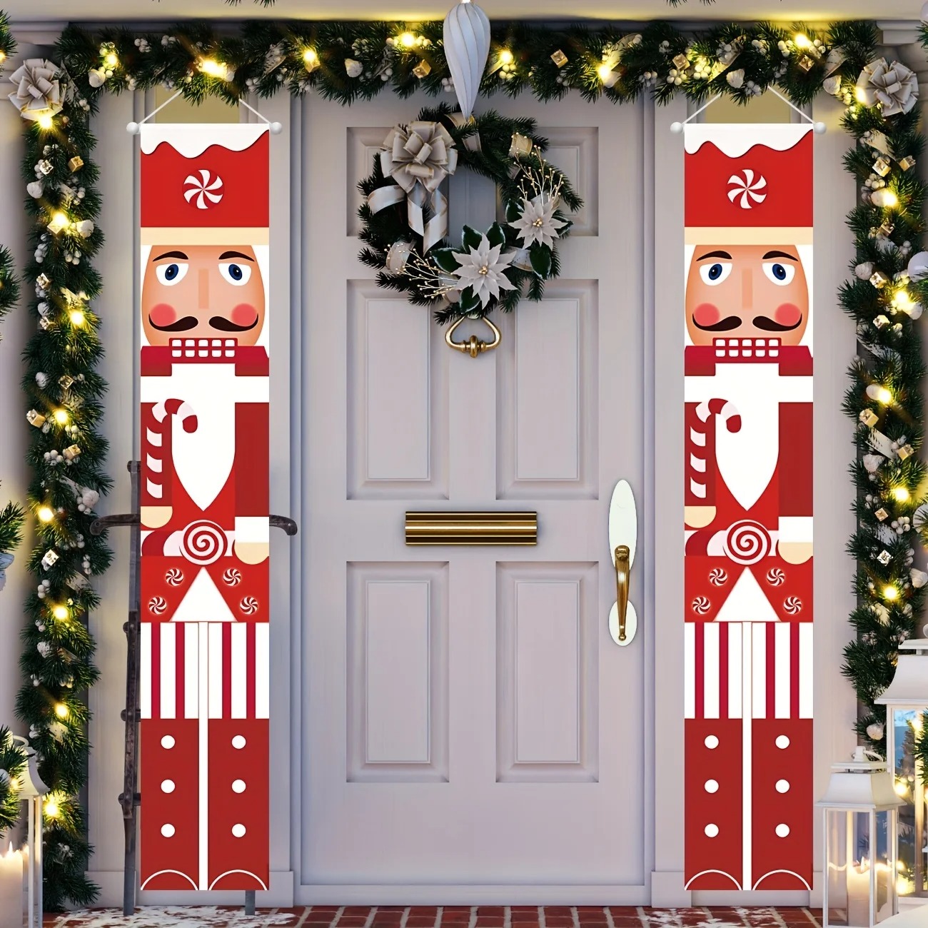 Nutcracker Figurine - Noel Afiş Seti Fındıkkıran Asker Şeker