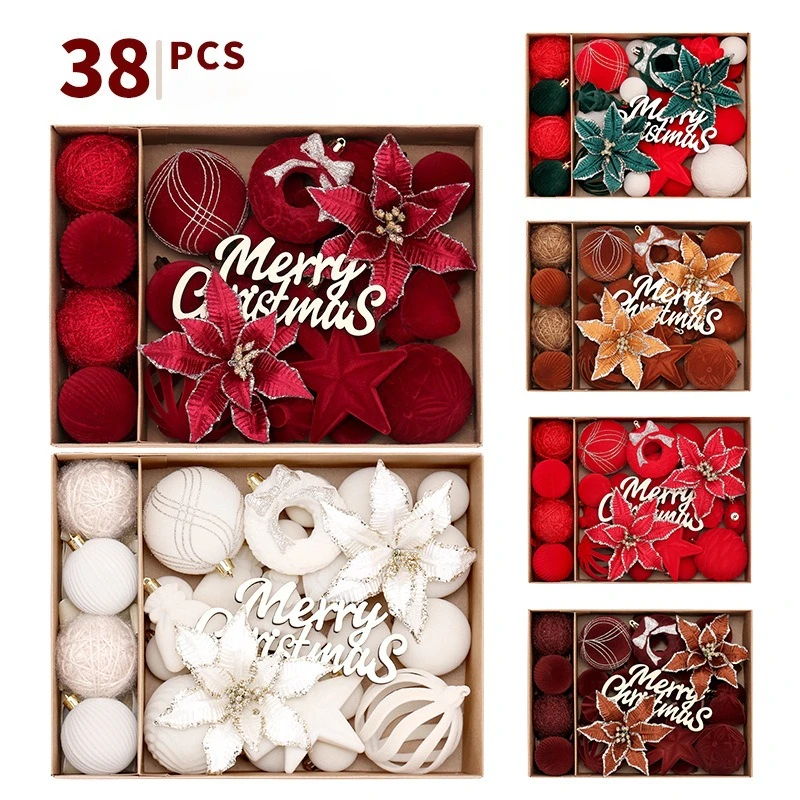 Star Tree Topper - 4-8 cm Lüks Peluş Noel Süs