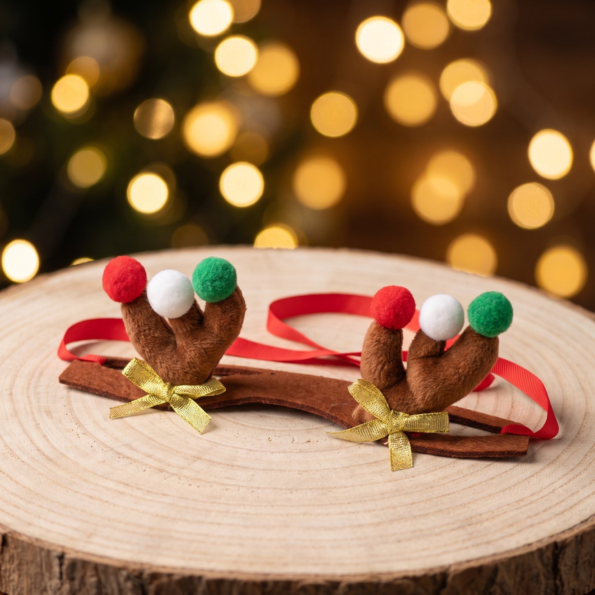 Reindeer Antlers Headband - Köpekler için Ren Geyiği Boynuzu Taç