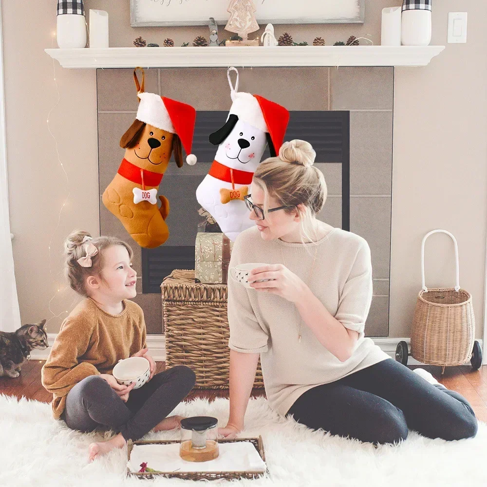Köpek kemik şekli noel çorap n - Christmas Stocking Hanging incelemesi ve fiyatı