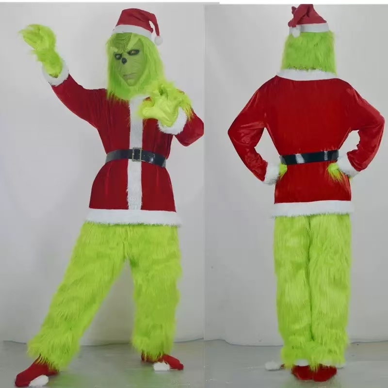 Mutlu Noeller! Grinch Kostümü, - Santa Hat Plush incelemesi ve fiyatı