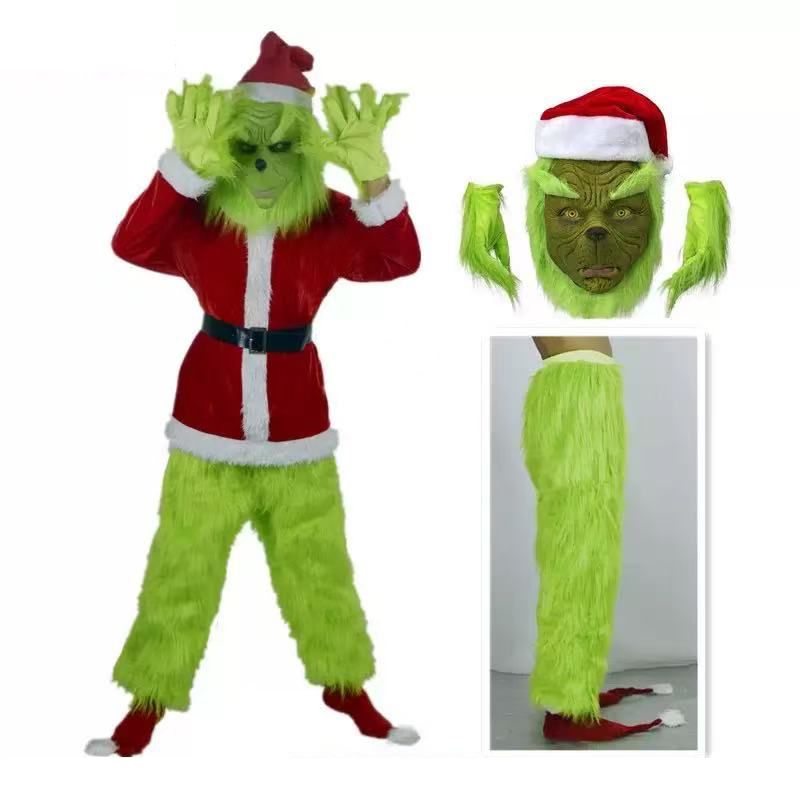 Mutlu Noeller! Grinch Kostümü, - Santa Hat Plush incelemesi ve fiyatı