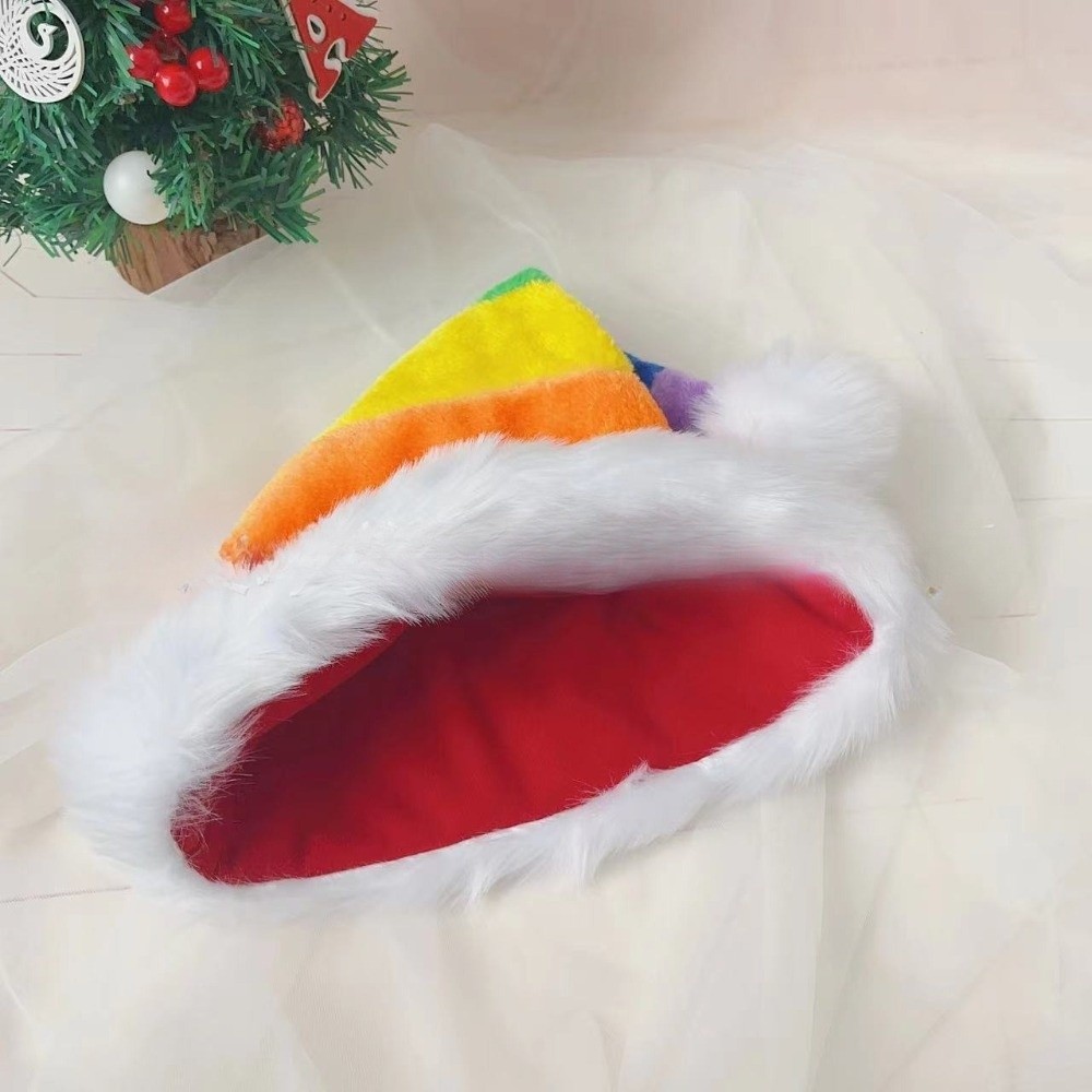 Basit Çizgili Peluş Noel Şapka - Santa Hat Plush incelemesi ve fiyatı