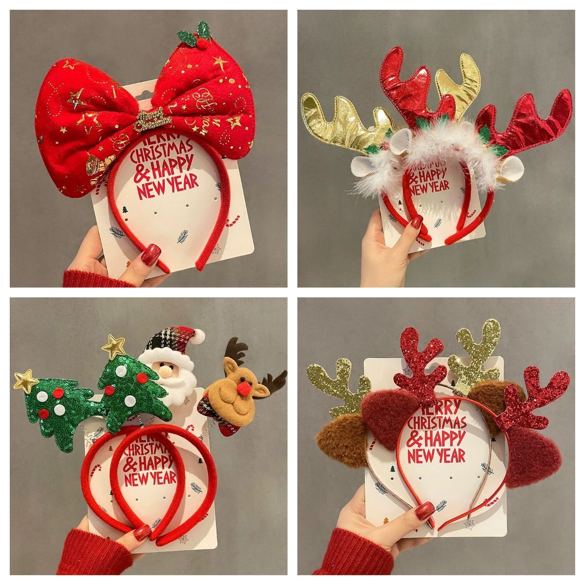 1-10 adet Noel Temalı Saç Band - Reindeer Antlers Headband incelemesi ve fiyatı