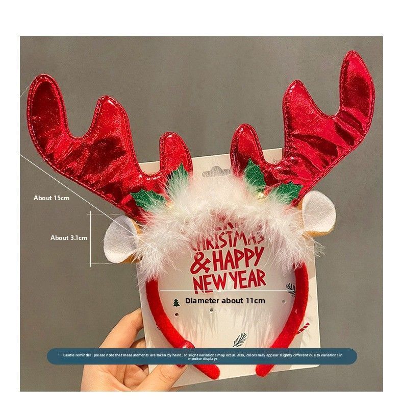 1-10 adet Noel Temalı Saç Band - Reindeer Antlers Headband incelemesi ve fiyatı