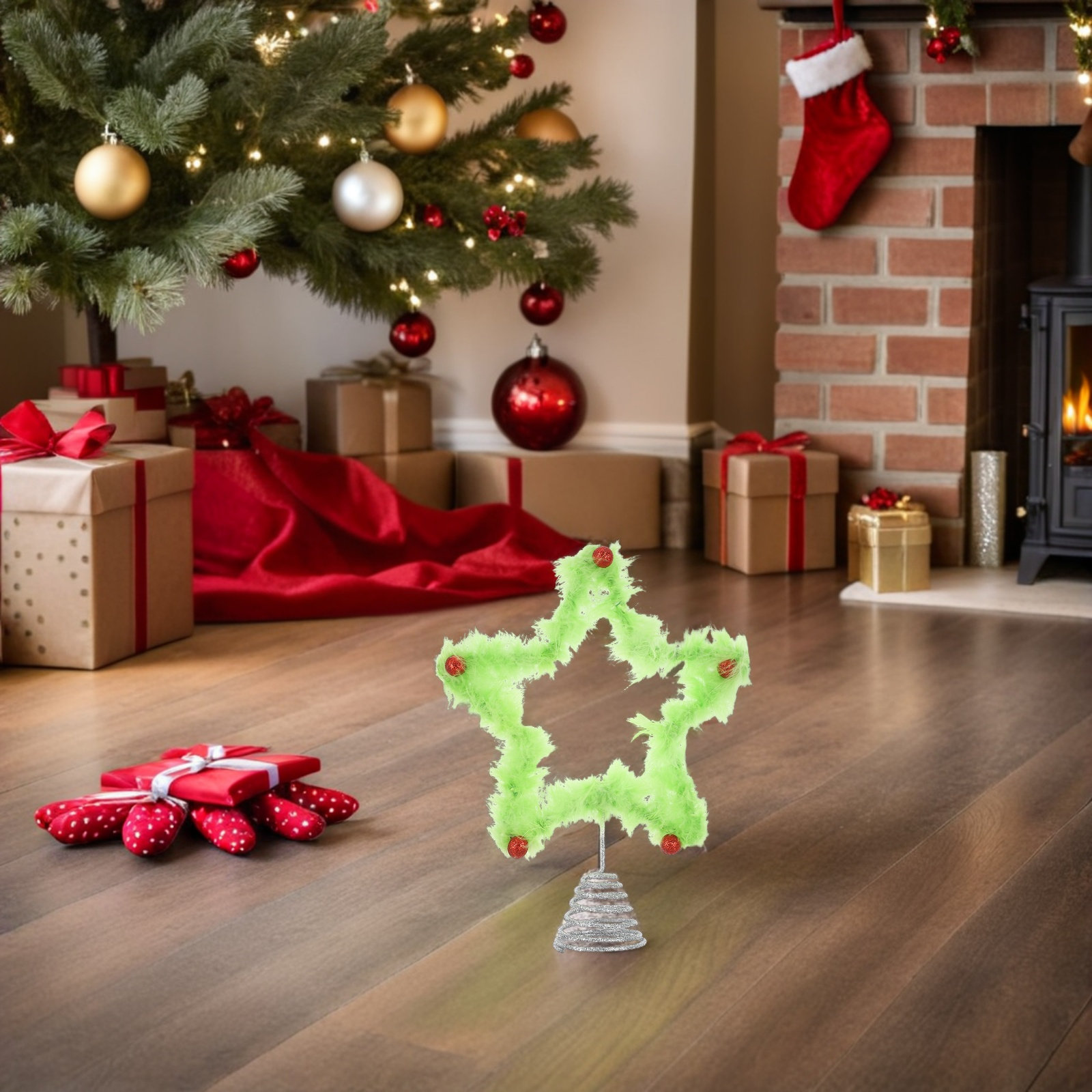 Metal Yıldız Şeklinde Noel Ağa - Star Tree Topper incelemesi ve fiyatı