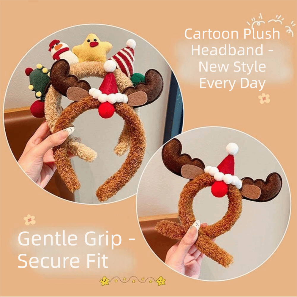 Peluş Dokulu Noel Saç Bandı Ca - Reindeer Antlers Headband incelemesi ve fiyatı