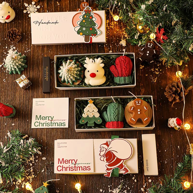 3 Adet El Yapımı Noel Kokulu M - Holiday Candle Set incelemesi ve fiyatı