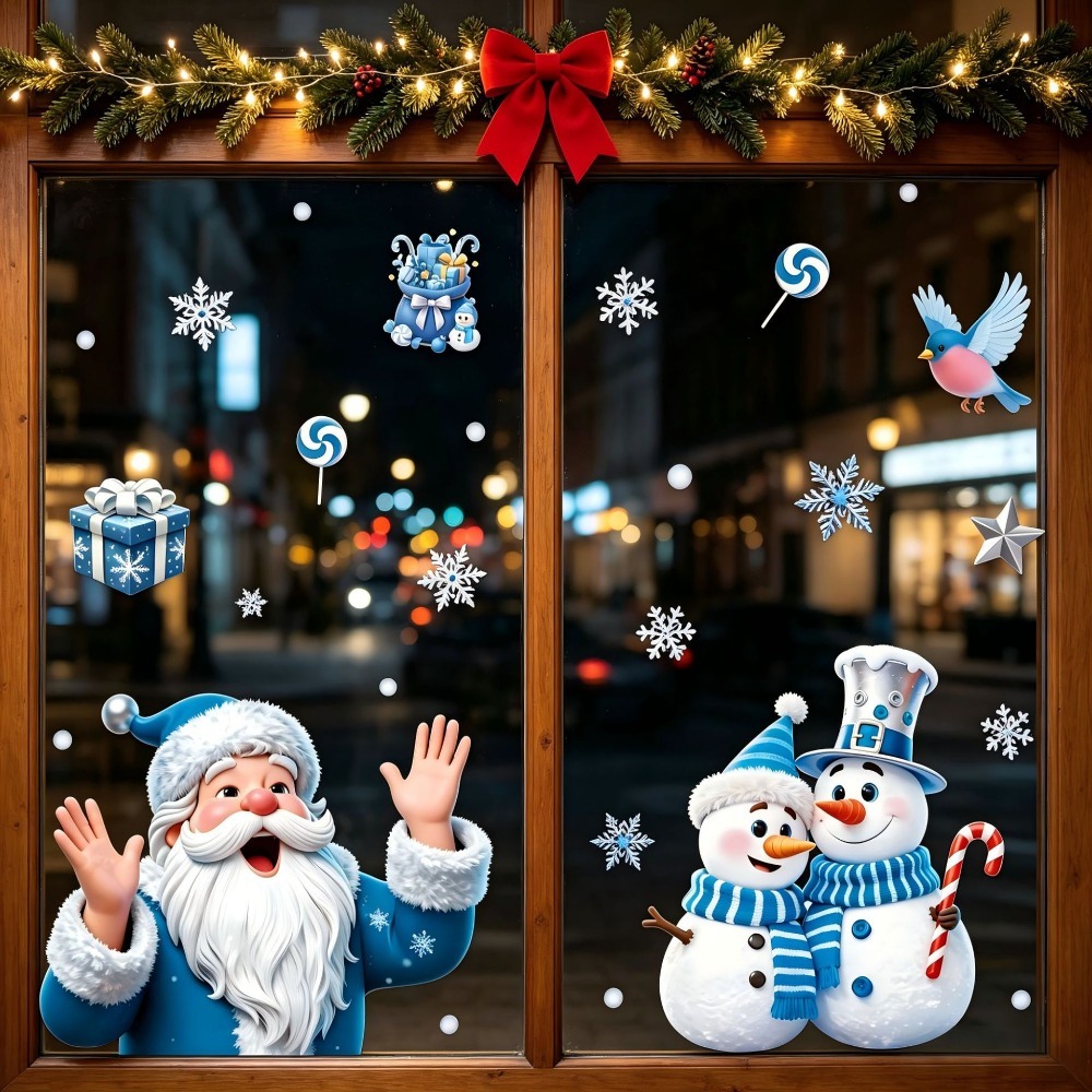 Noel Pencere Çıkartmaları Kış  - Snowflake Window Decal incelemesi ve fiyatı