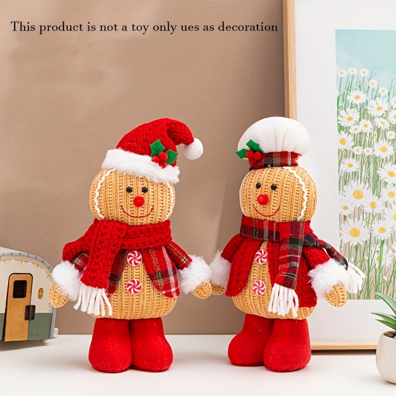 2 adet/takım Örme Zencefilli K - Nutcracker Figurine incelemesi ve fiyatı