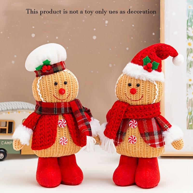 2 adet/takım Örme Zencefilli K - Nutcracker Figurine incelemesi ve fiyatı