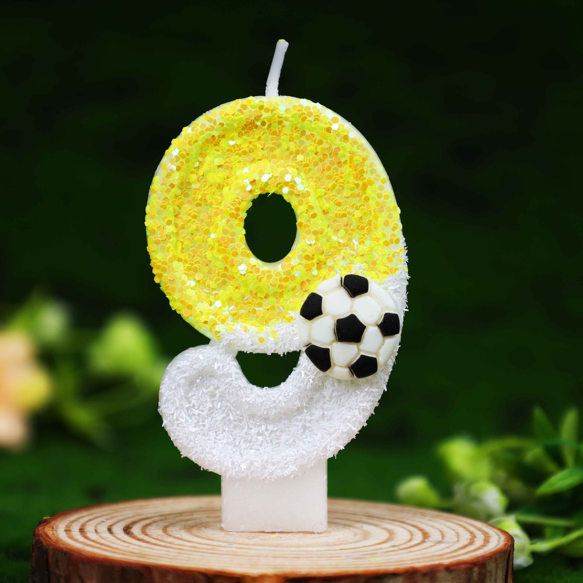 Sarı Beyaz Payetli Spor Futbol - Holiday Candle Set incelemesi ve fiyatı