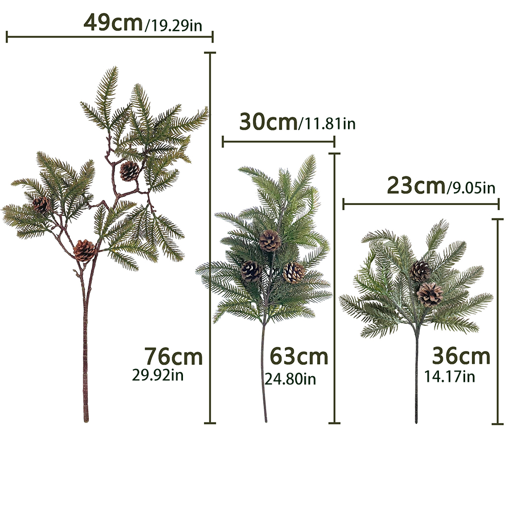 3 Adet Yapay Çam Kozalağı İğne - Christmas Wreath Fake incelemesi ve fiyatı