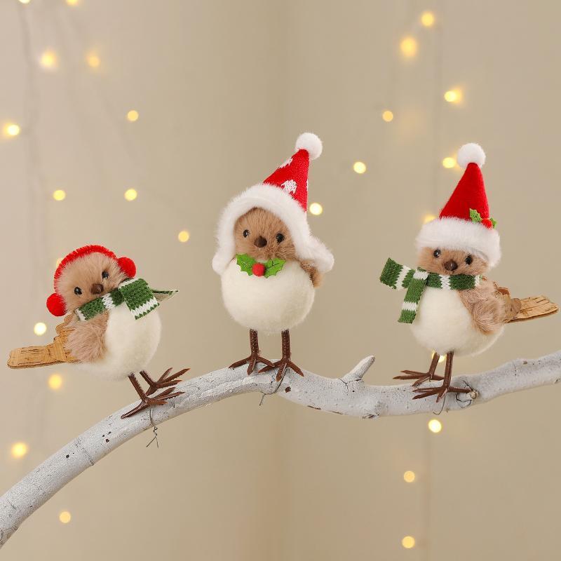 Noel peluş kuş süsleri Santa ş - Santa Hat Plush incelemesi ve fiyatı