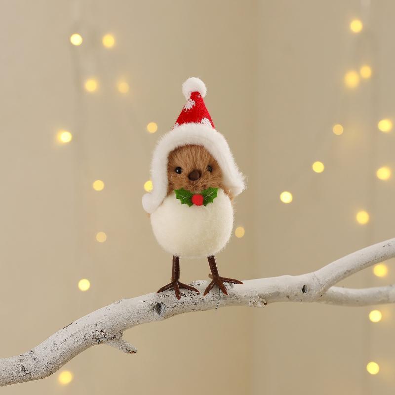 Noel peluş kuş süsleri Santa ş - Santa Hat Plush incelemesi ve fiyatı