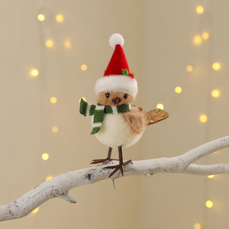 Noel peluş kuş süsleri Santa ş - Santa Hat Plush incelemesi ve fiyatı
