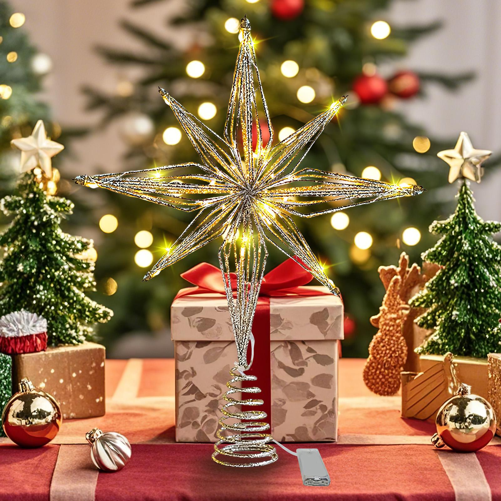 Noel Ağacı Tepesi Süsü 3D Yıld - Star Tree Topper incelemesi ve fiyatı