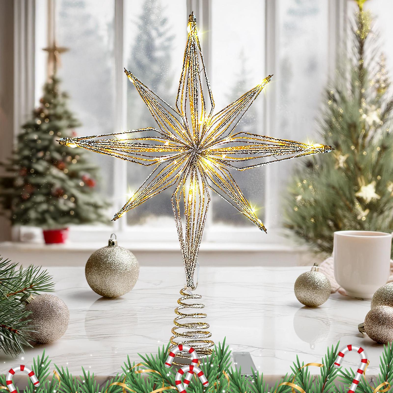 Noel Ağacı Tepesi Süsü 3D Yıld - Star Tree Topper incelemesi ve fiyatı